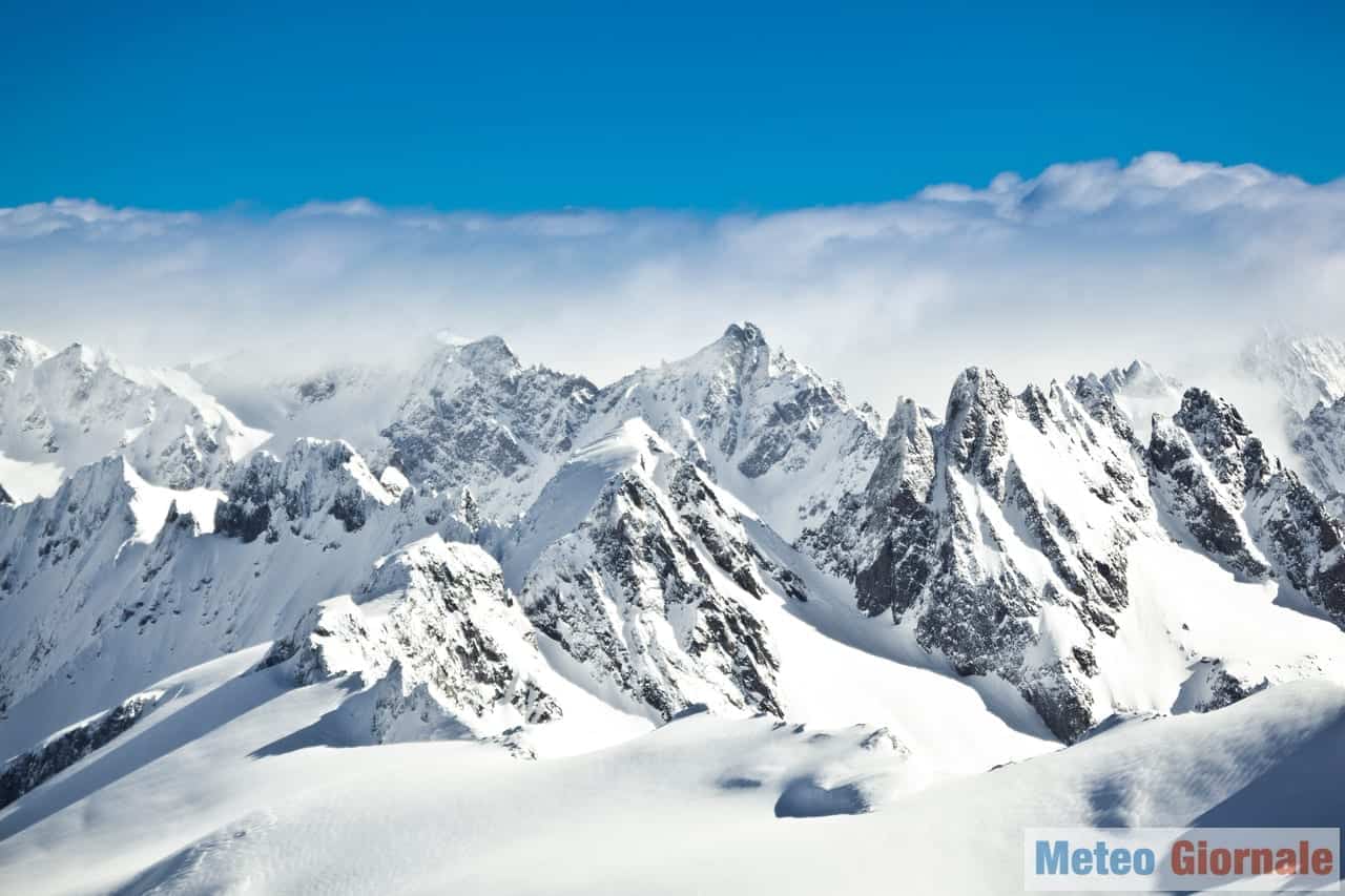 Arriva la neve sulle Alpi