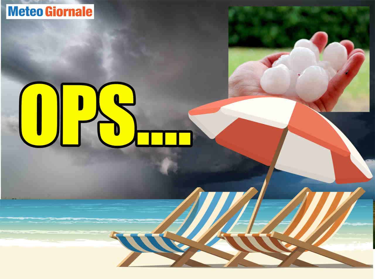 Meteo che PEGGIORA prima del previsto con TEMPORALI simil tropicali