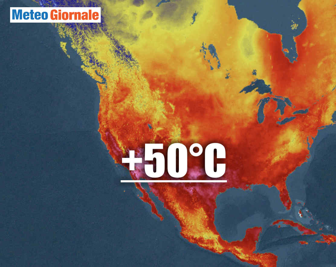 Stati Uniti occidentali in una cappa di caldo record