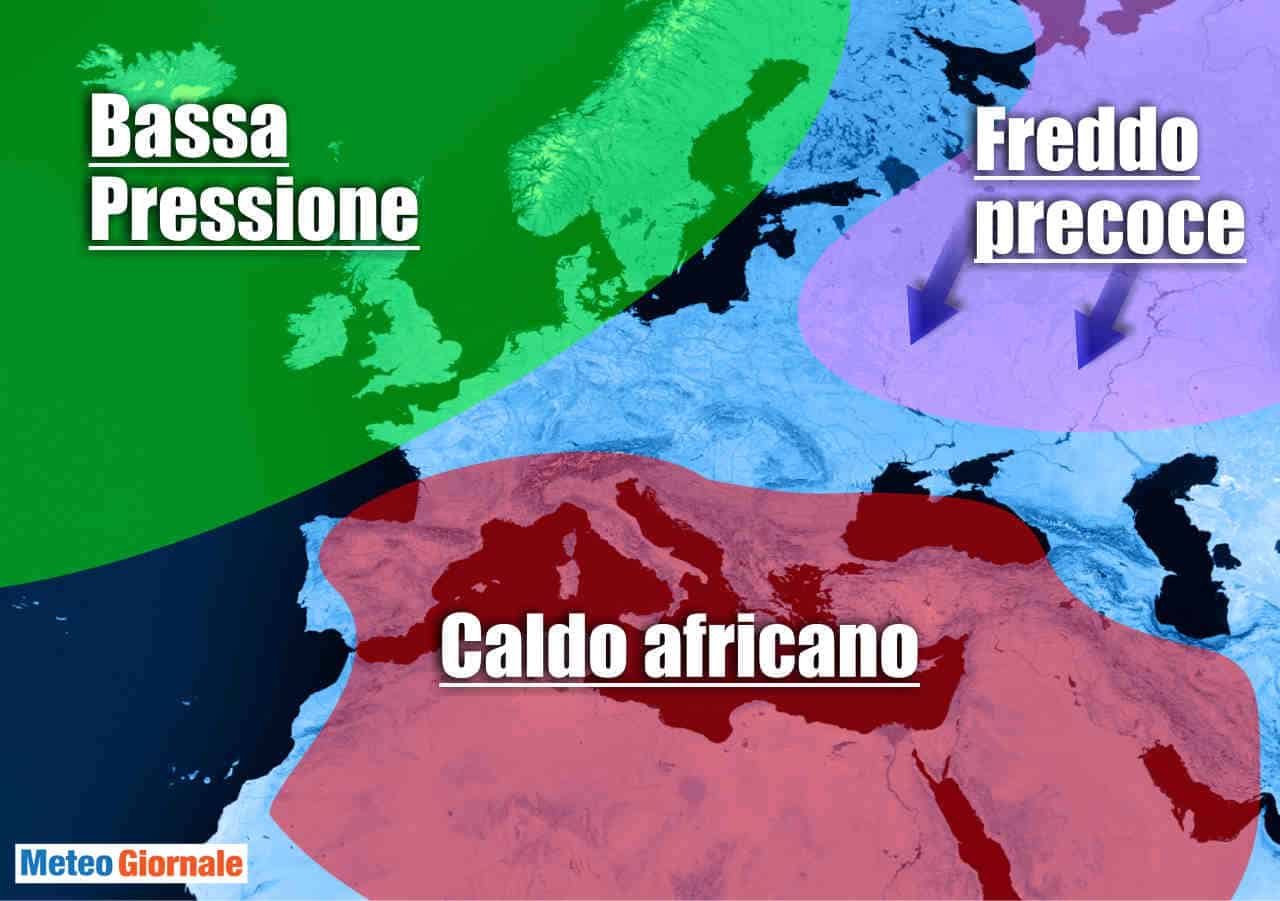 Novità meteo rilevanti dalla Russia: primo freddo a fine Agosto