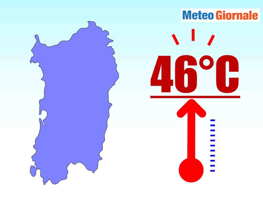 Meteo Sardegna, rischio caldo record, anche oltre i 45 gradi