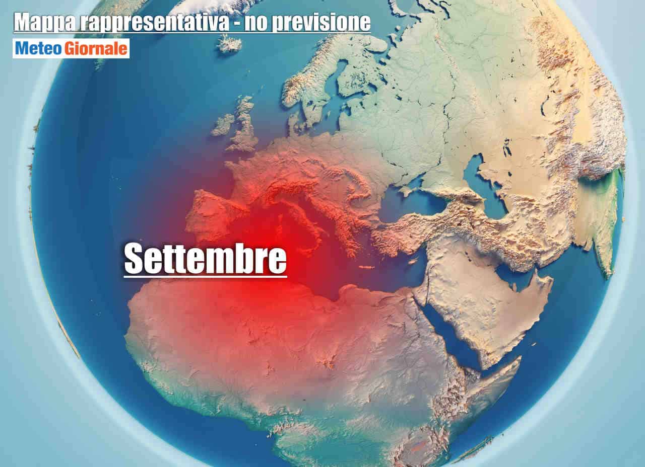 Meteo di Settembre, sempre potenziali i 45 gradi