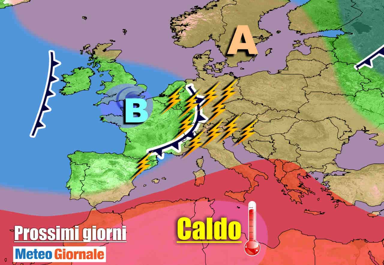 METEO 7 Giorni: tra VIOLENTI TEMPORALI e nuova ONDATA di CALORE da recod