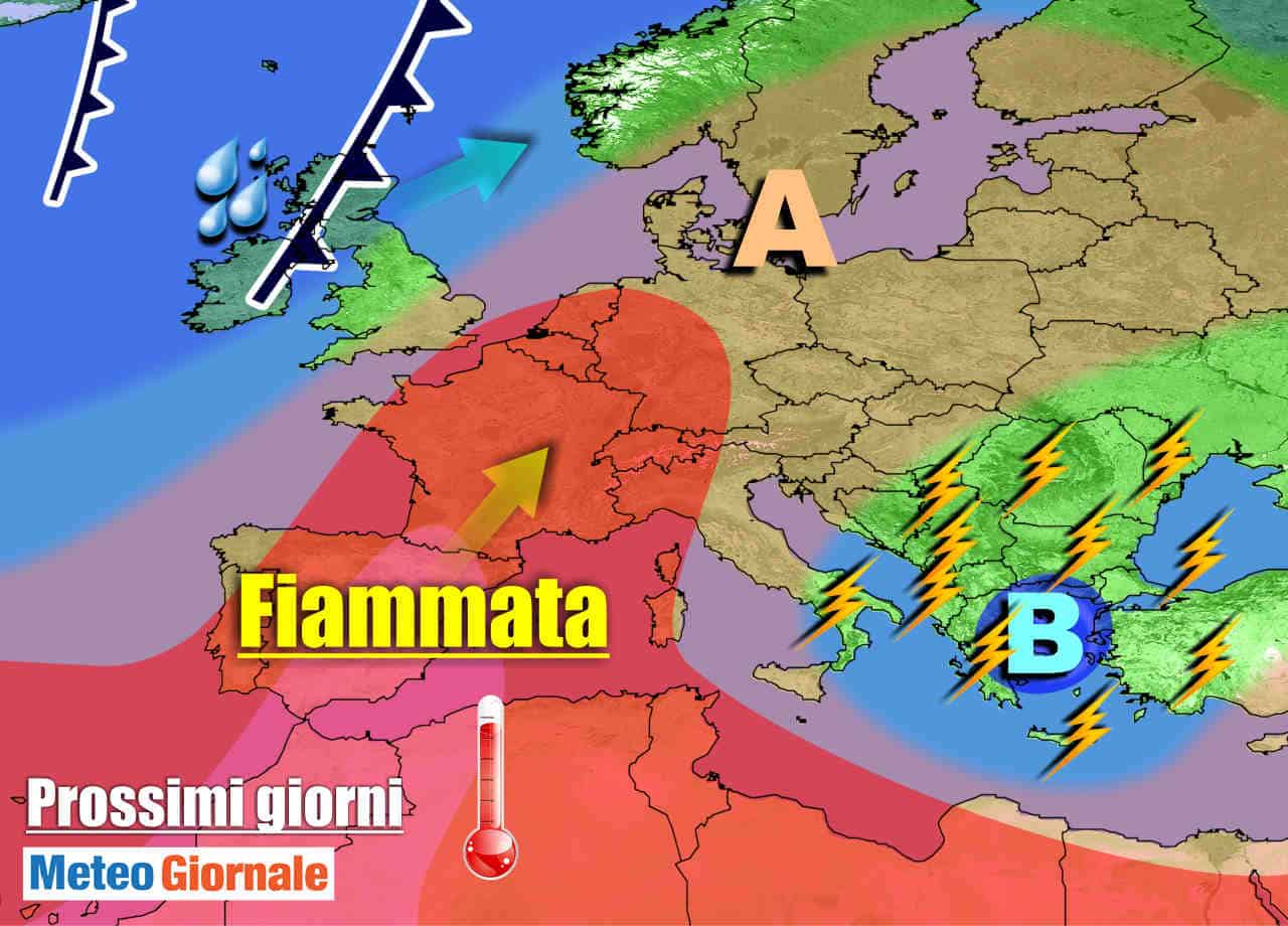 METEO 7 Giorni: riecco l’AFRICA con SOLE e CALDO. Temporali sparsi