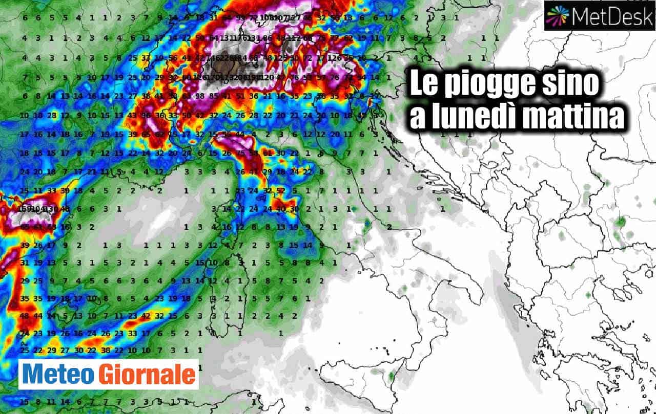 Da sabato super MALTEMPO: arriva l’Autunno
