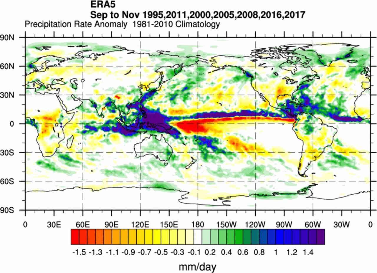 Autunno 2020 a rischio effetto La Nina in modo incisivo. Italia
