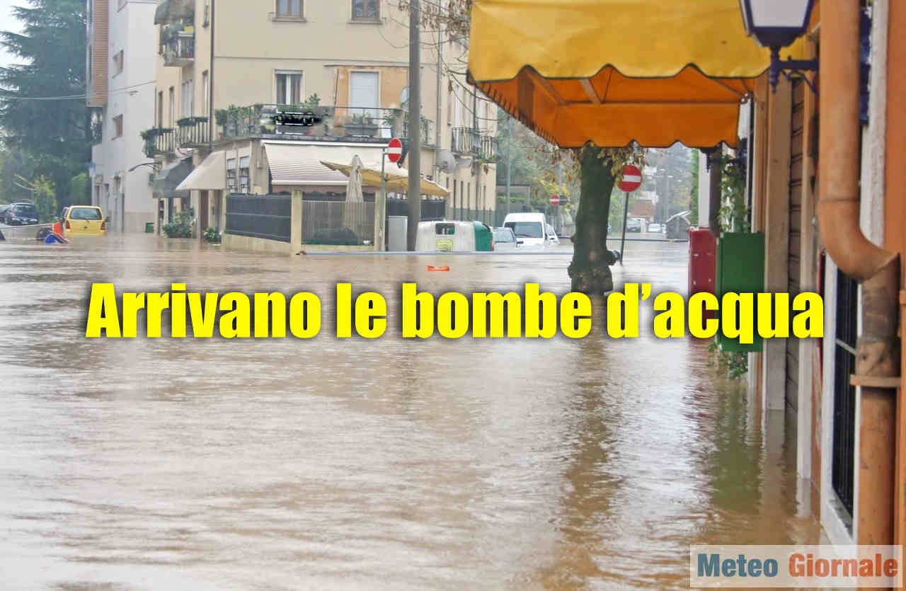BOMBE D’ACQUA, inizia il periodo con il maggior rischio. I primi eventi meteo