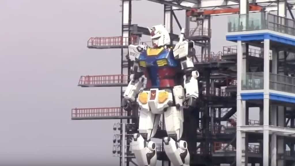 Gundam, il robot dai cartoni alla realtà, ora cammina