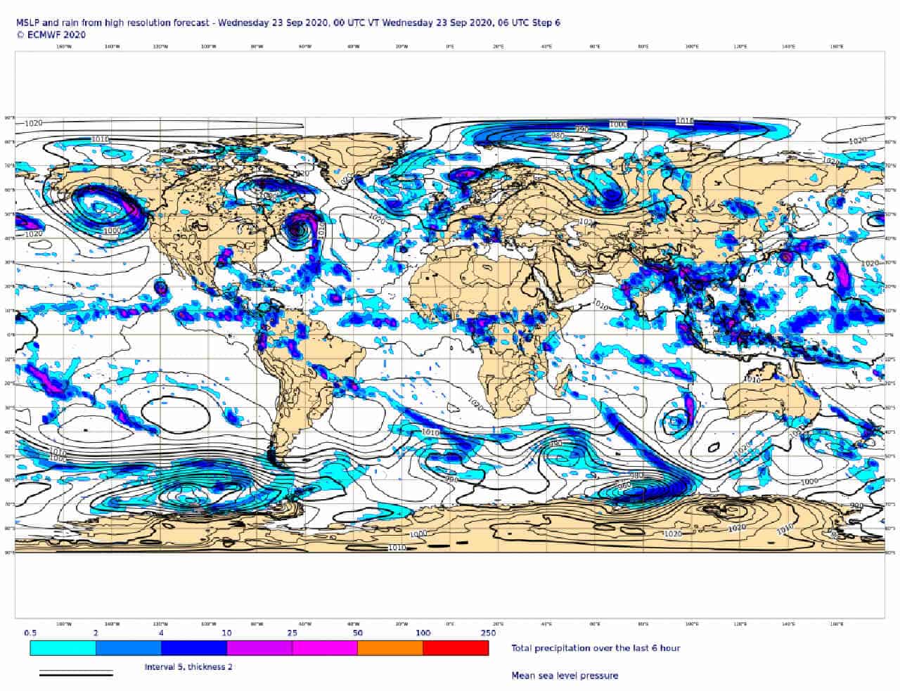 Le migliori mappe di previsioni meteo, le ECMWF, da ottobre saranno gratuite