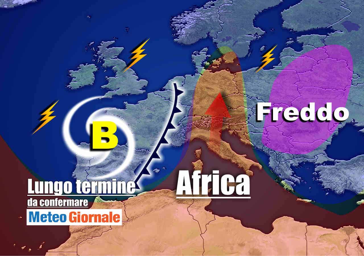 Meteo valido 15 giorni: dal CALDO al FREDDO con PERTURBAZIONI