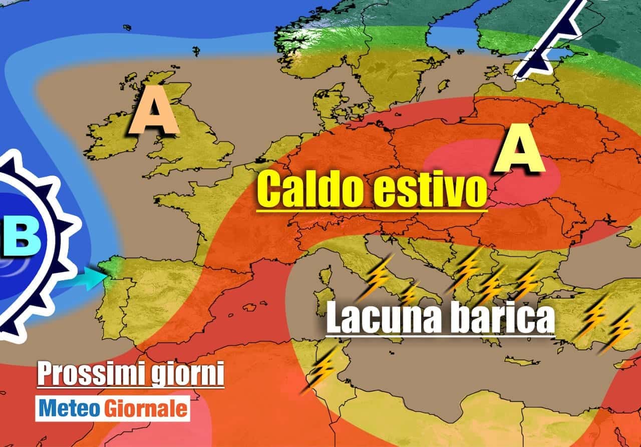METEO sino al 20 settembre. SUPER ANTICICLONE, ma anche qualche temporale