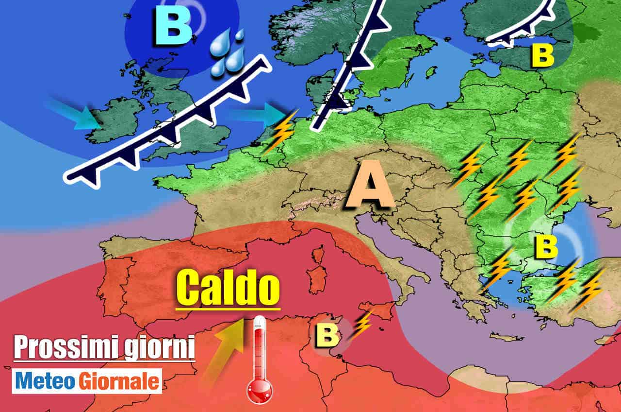 METEO Italia: dall’anticiclone a nuovi TEMPORALI. Peggiora da domenica