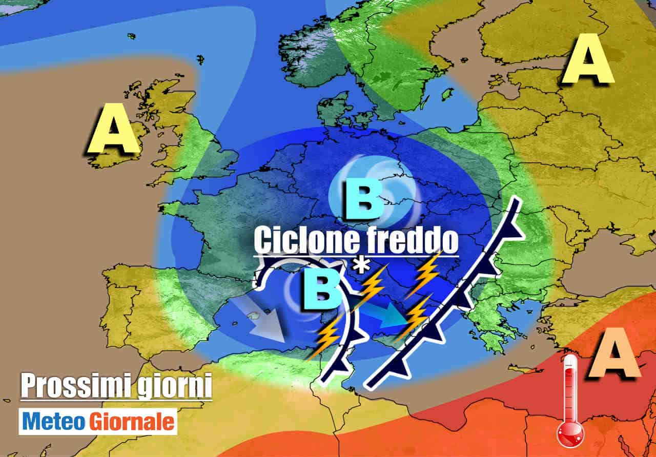 METEO Italia. Weekend di maltempo, fra VENTO, TEMPORALI, GRANDINE e NEVE
