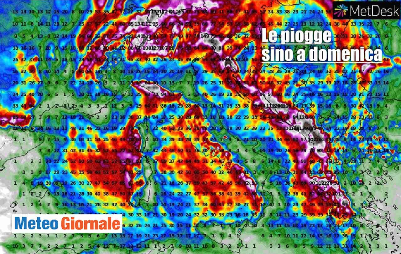 Tantissima PIOGGIA in arrivo: Autunno subito forte