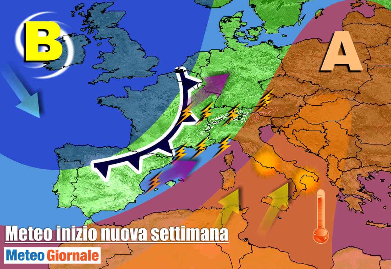 Novità meteo all’inizio della prossima settimana. Arriverà il vero autunno?