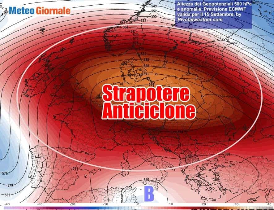 Meteo d’estate: Anticiclone anomalo in tutta Europa, ecco quanto durerà