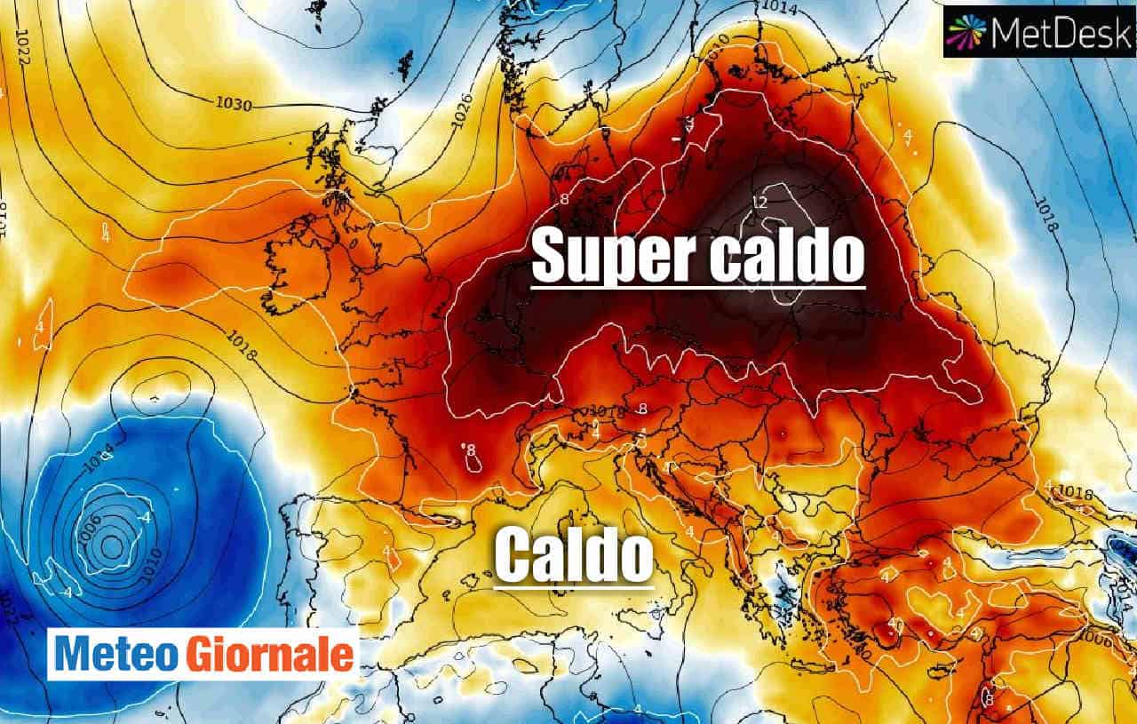 Meteo con Caldo BOLLENTE, fuori stagione