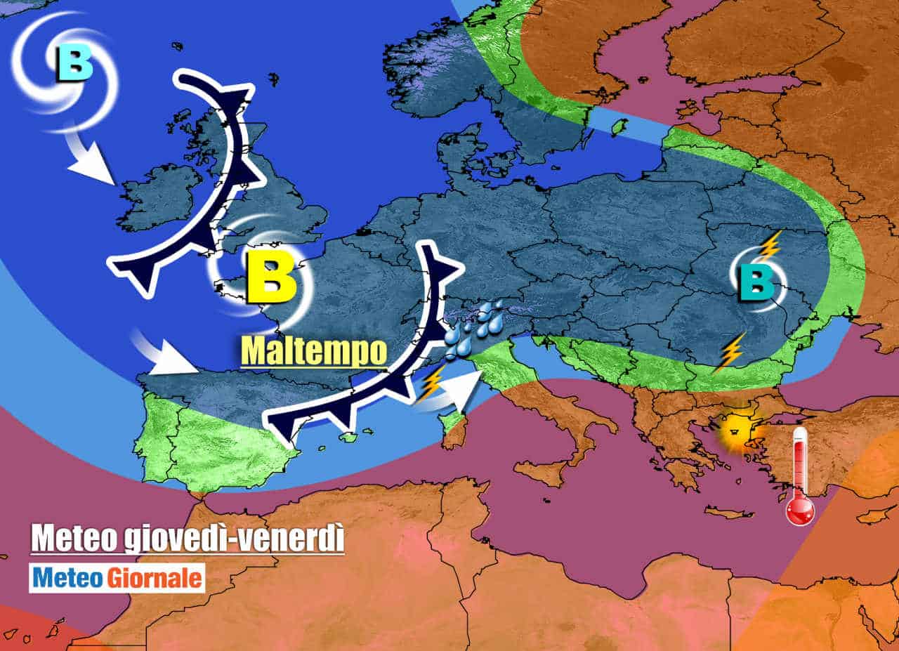 Meteo Italia, tregua agli sgoccioli. Nuova perturbazione in arrivo