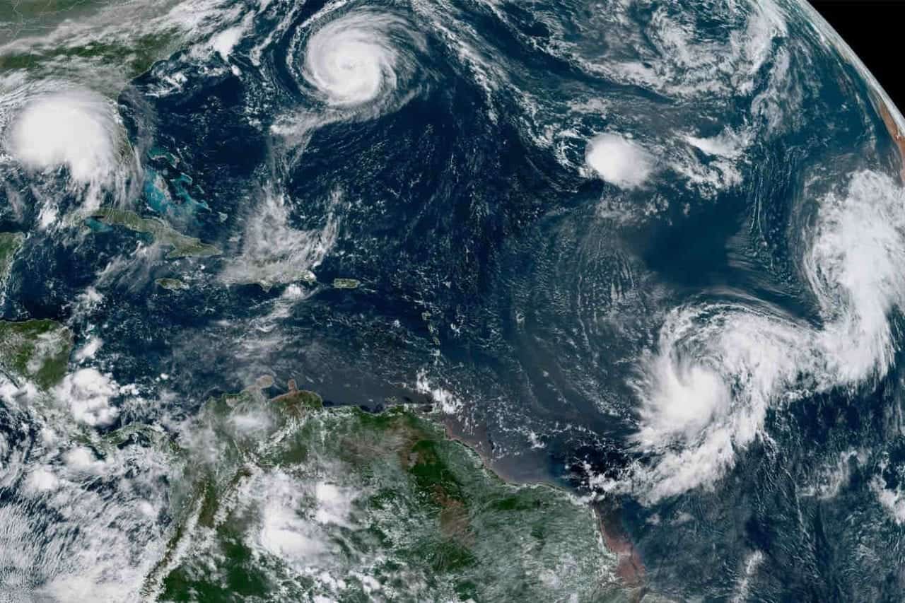 Cinque tempeste tropicali in Atlantico tutte insieme: è un evento storico