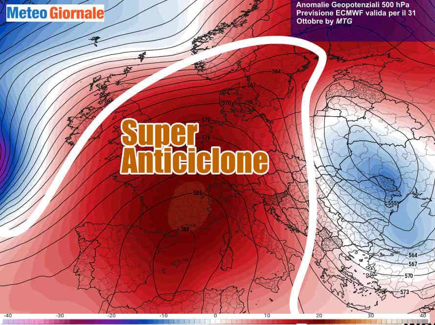 Meteo weekend Ognissanti: arriva l’ANTICICLONE AFRICANO, autunno KO