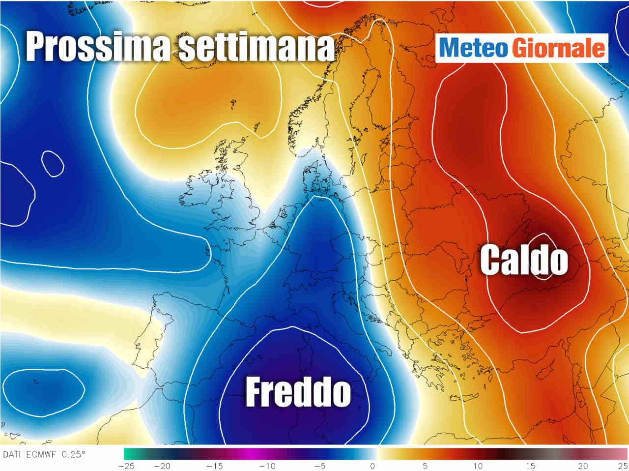 Meteo prossima settimana da INVERNO: pronti per cappotti e ombrelli