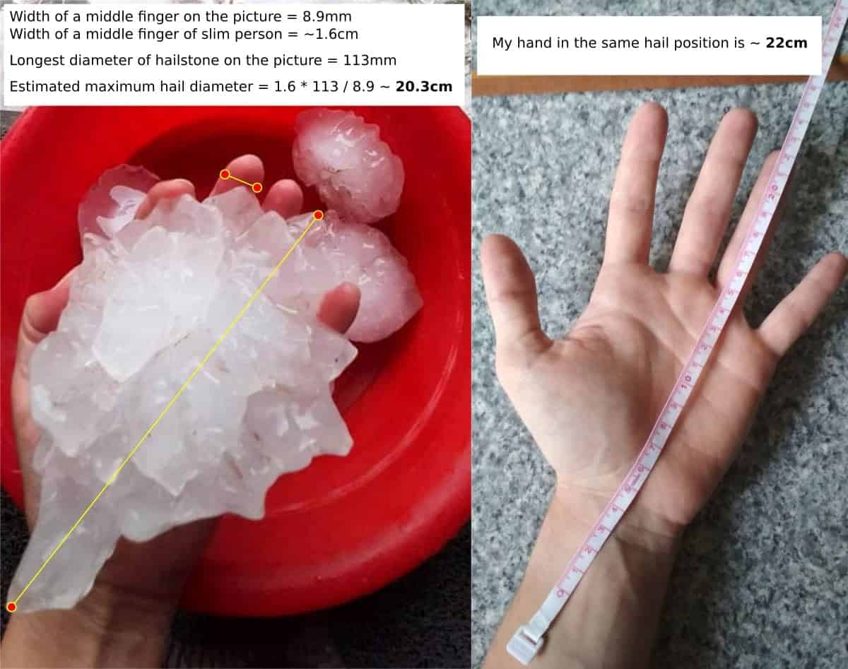 Tripoli devastata dalla grandine: chicchi di 20 cm, potrebbe essere record!