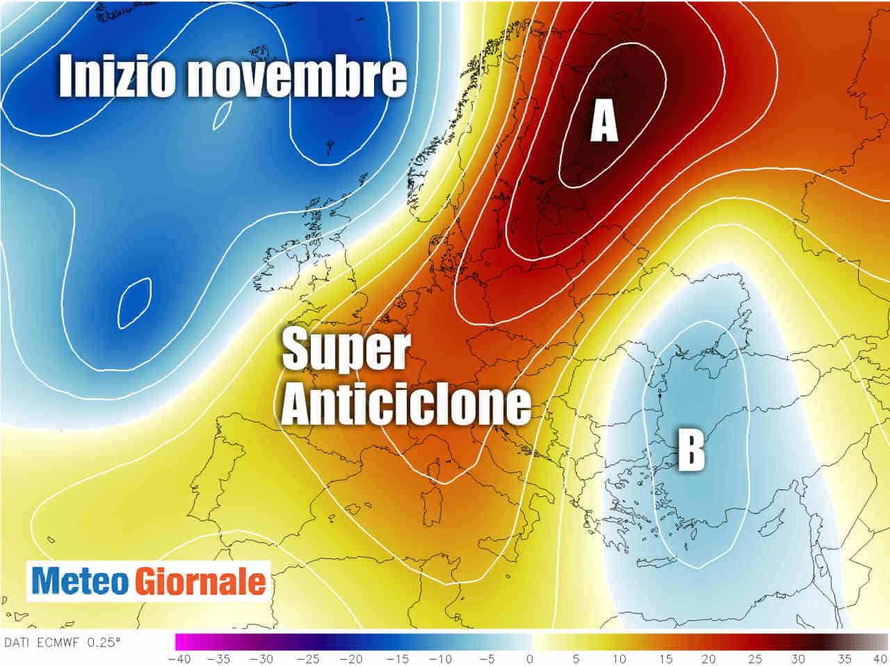 Meteo Novembre, l’incubo Anticiclone torna prepotente