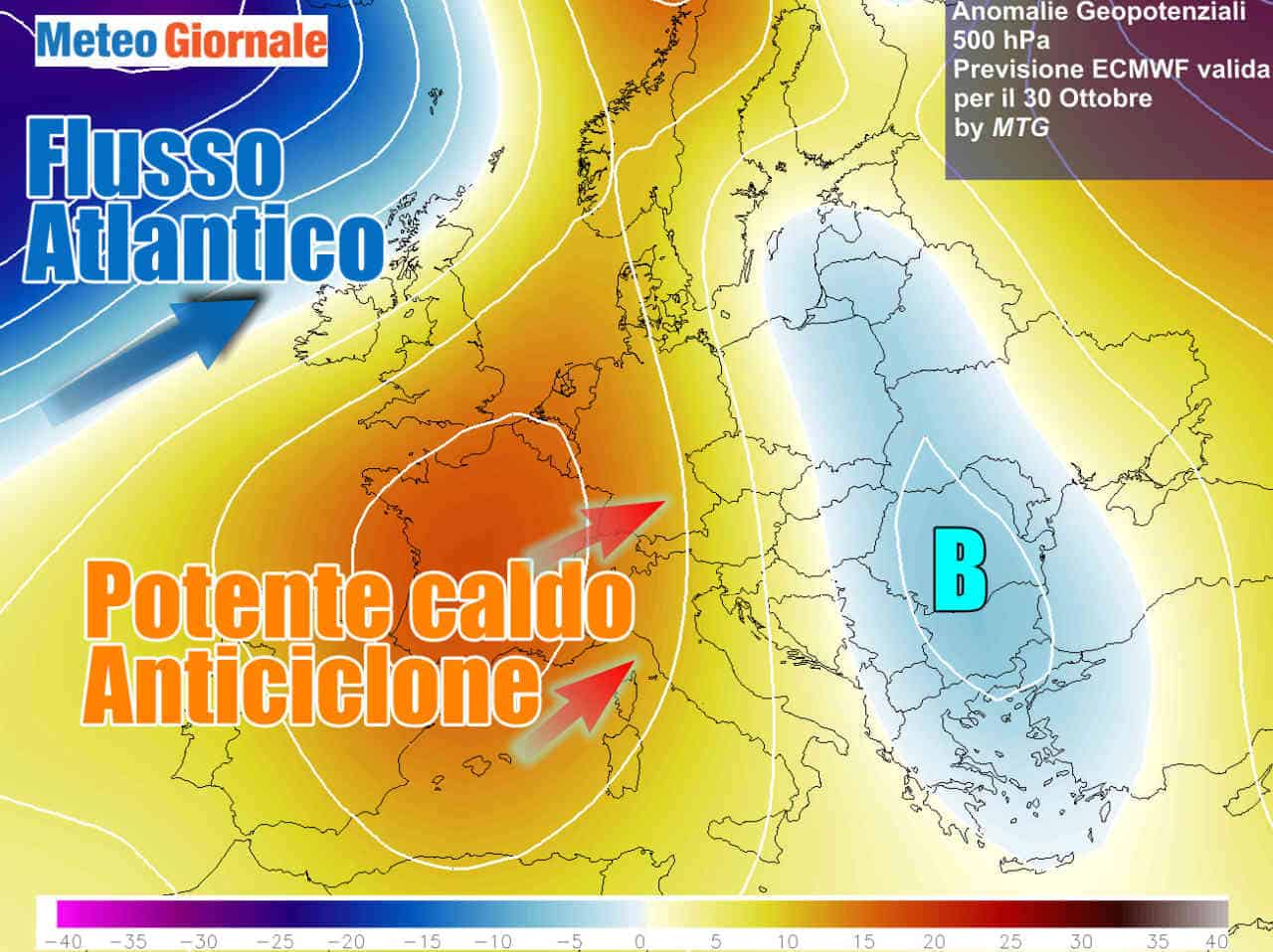 Anticiclone invade l’Italia, arriva la bolla calda africana