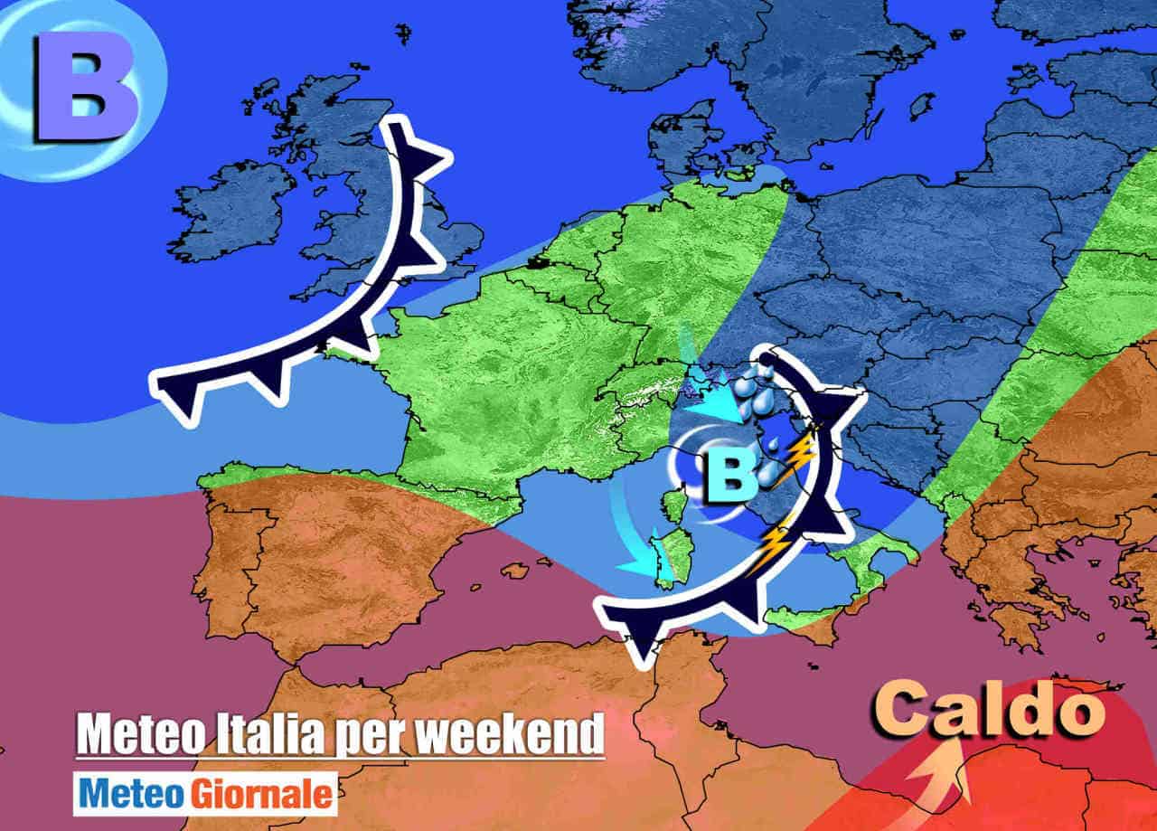 Meteo weekend, da una perturbazione all’altra. Autunno show