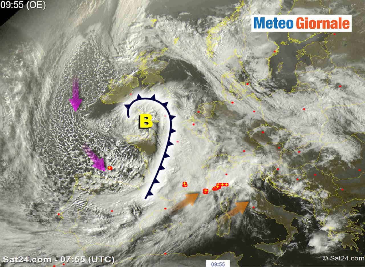 Meteo live: venerdì “nero” per le regioni del Nord e Toscana