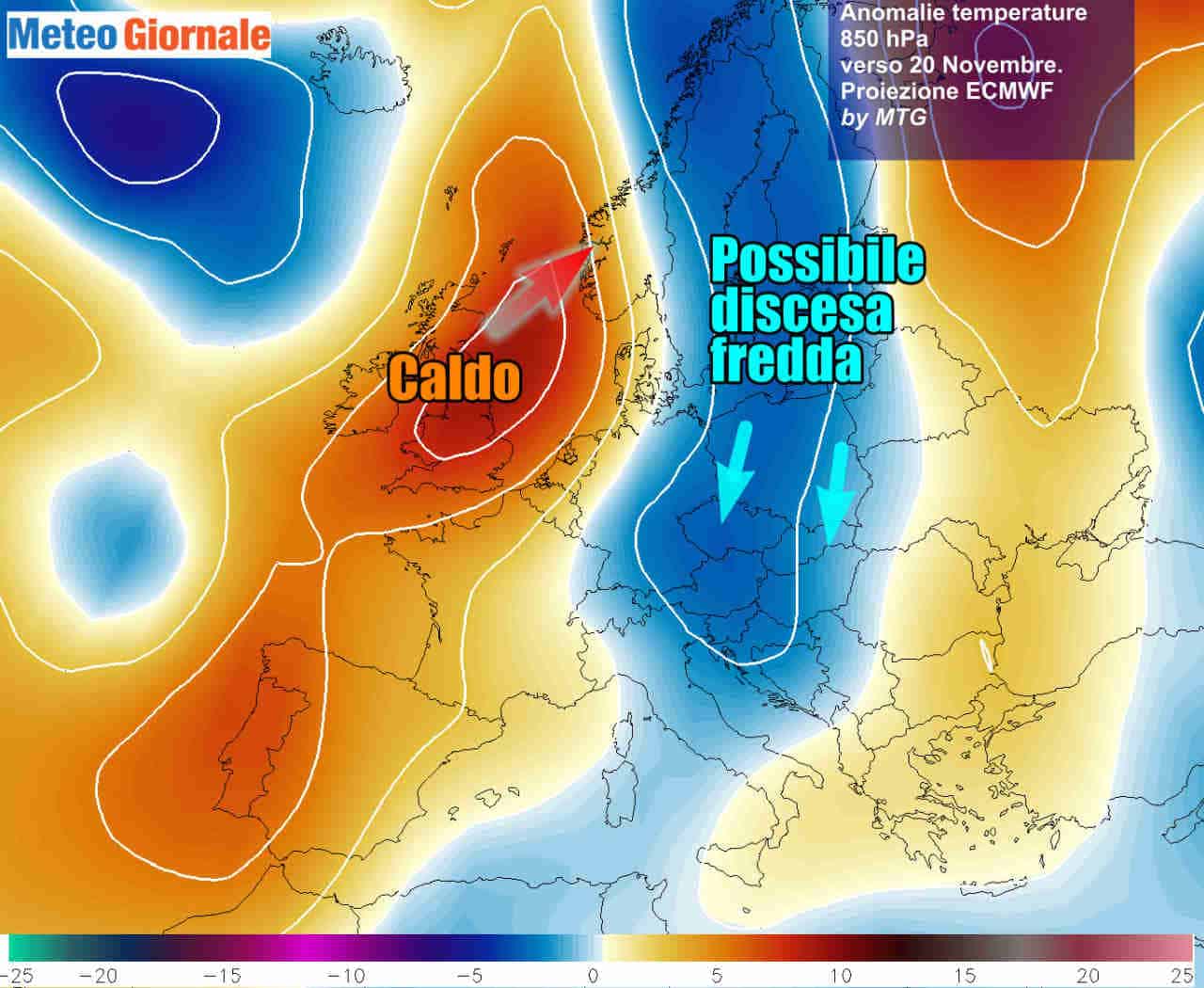 Freddo alla larga dall’Italia sino a quando? Autunno cambierà presto marcia
