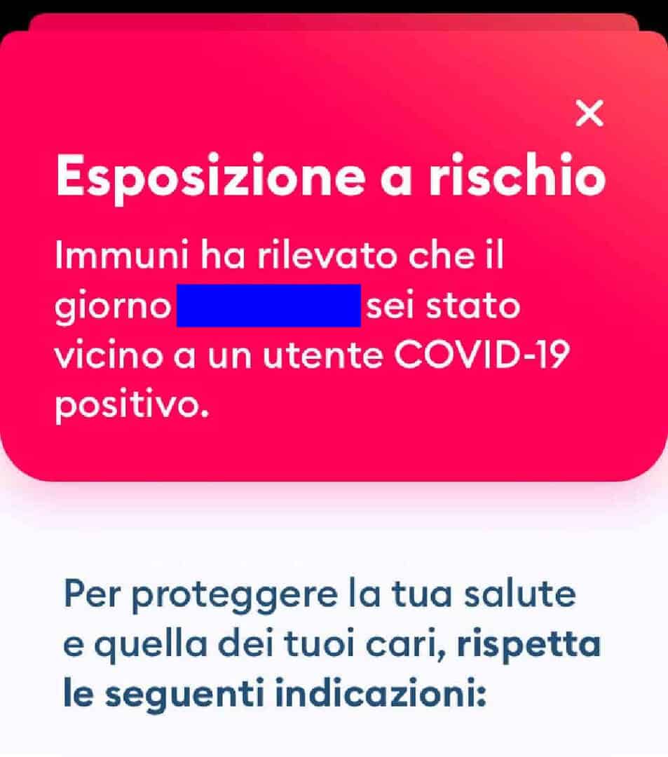 Record di avvisi da APP Immuni a Milano