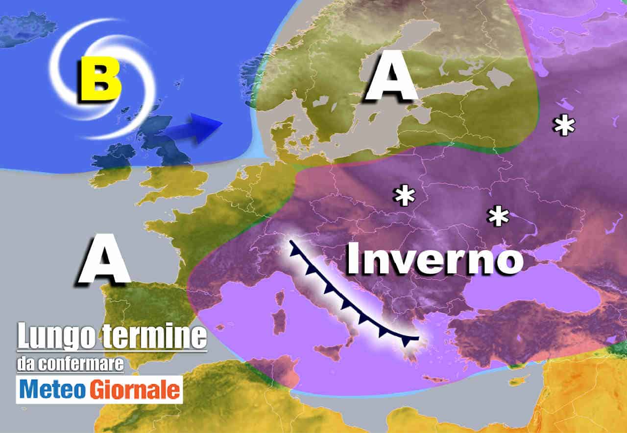 Meteo Italia sul lungo termine: in arrivo i primi freddi d’INVERNO