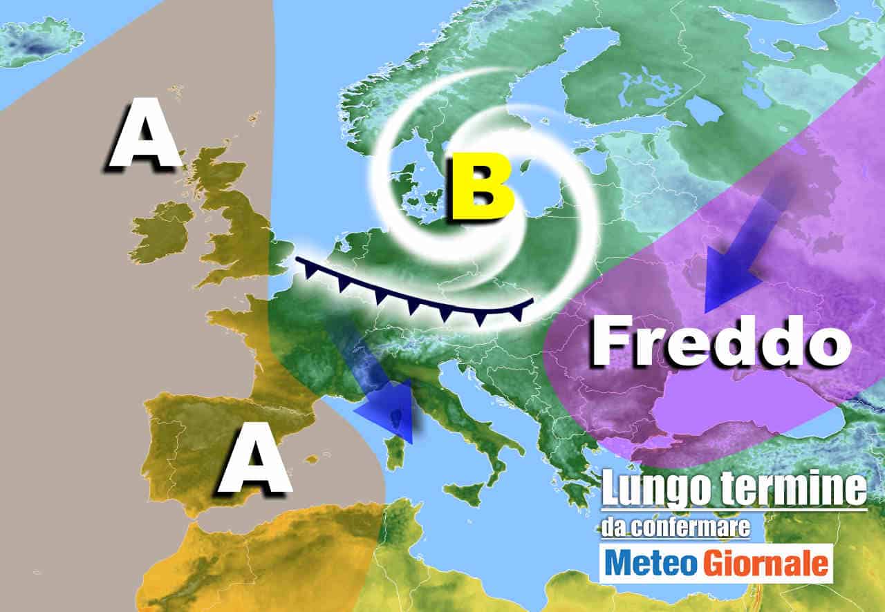 Meteo nel lungo periodo: FREDDO e PERTURBATO, anteprima d’Inverno