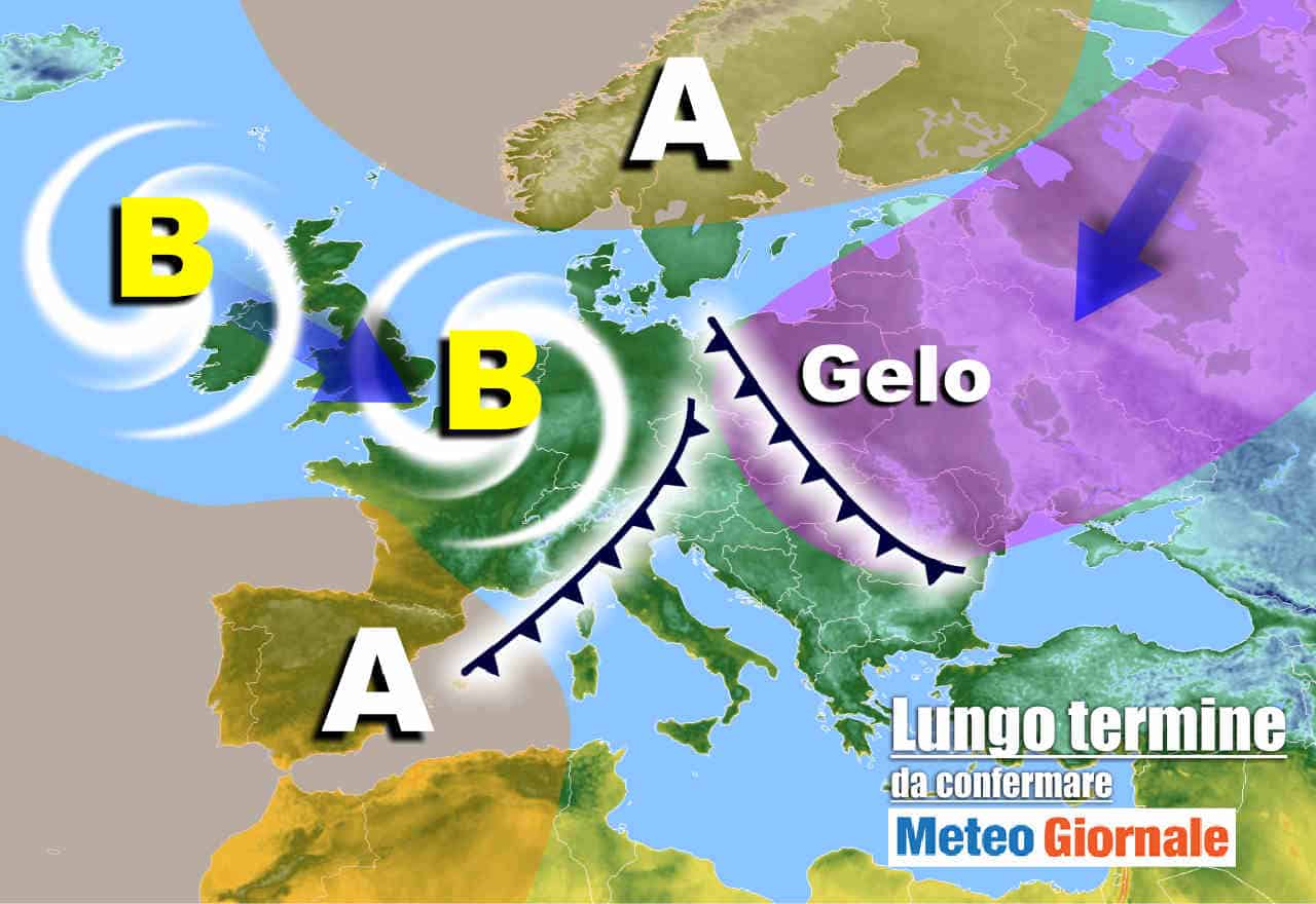Meteo Italia nel lungo termine: arriverà l’INVERNO