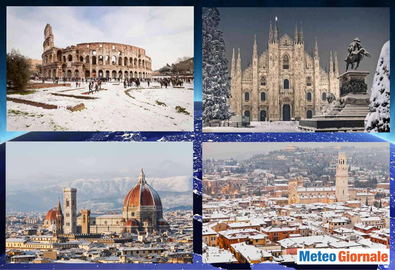 Meteo dicembre freddo con rischio neve. Vari indici di comportamento del clima sono favorevoli.
