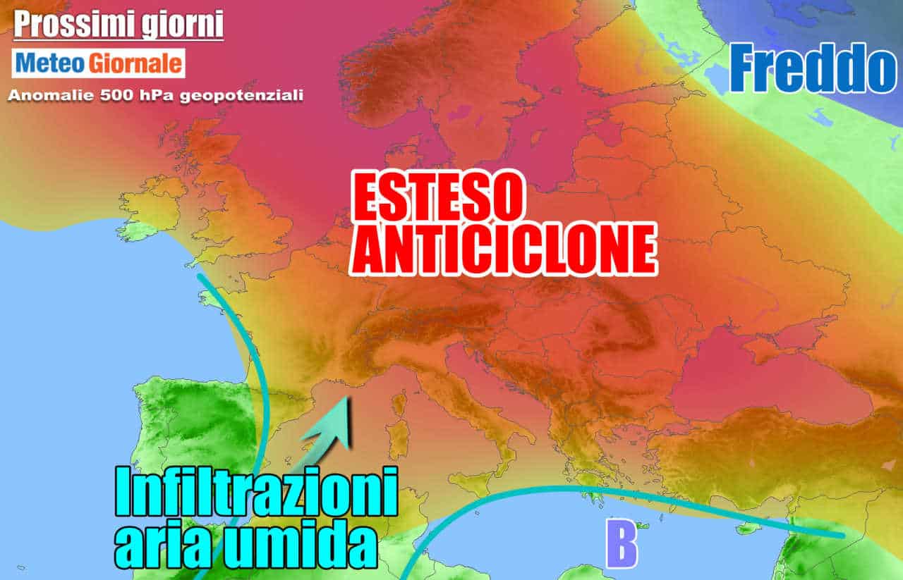 METEO Italia. Anticiclone quasi indistruttibile, dominio ad oltranza