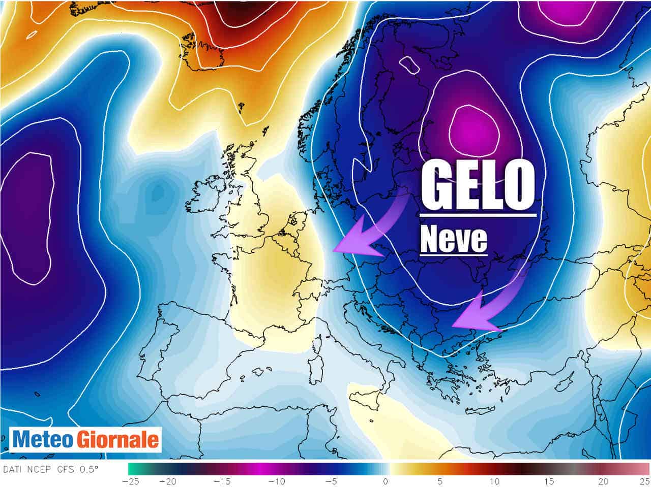 Anomalie meteo climatiche.