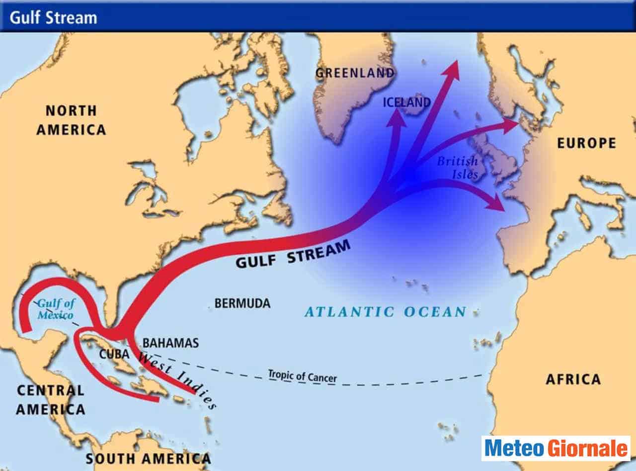 Corrente del Golfo STOP. Si era parlato persino di Era Glaciale