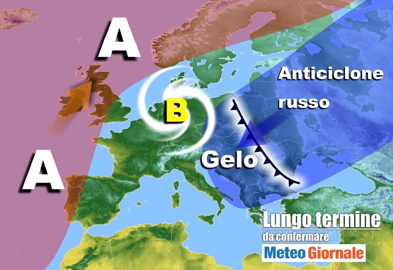 Meteo Lungo Termine stravolto dal crudo INVERNO