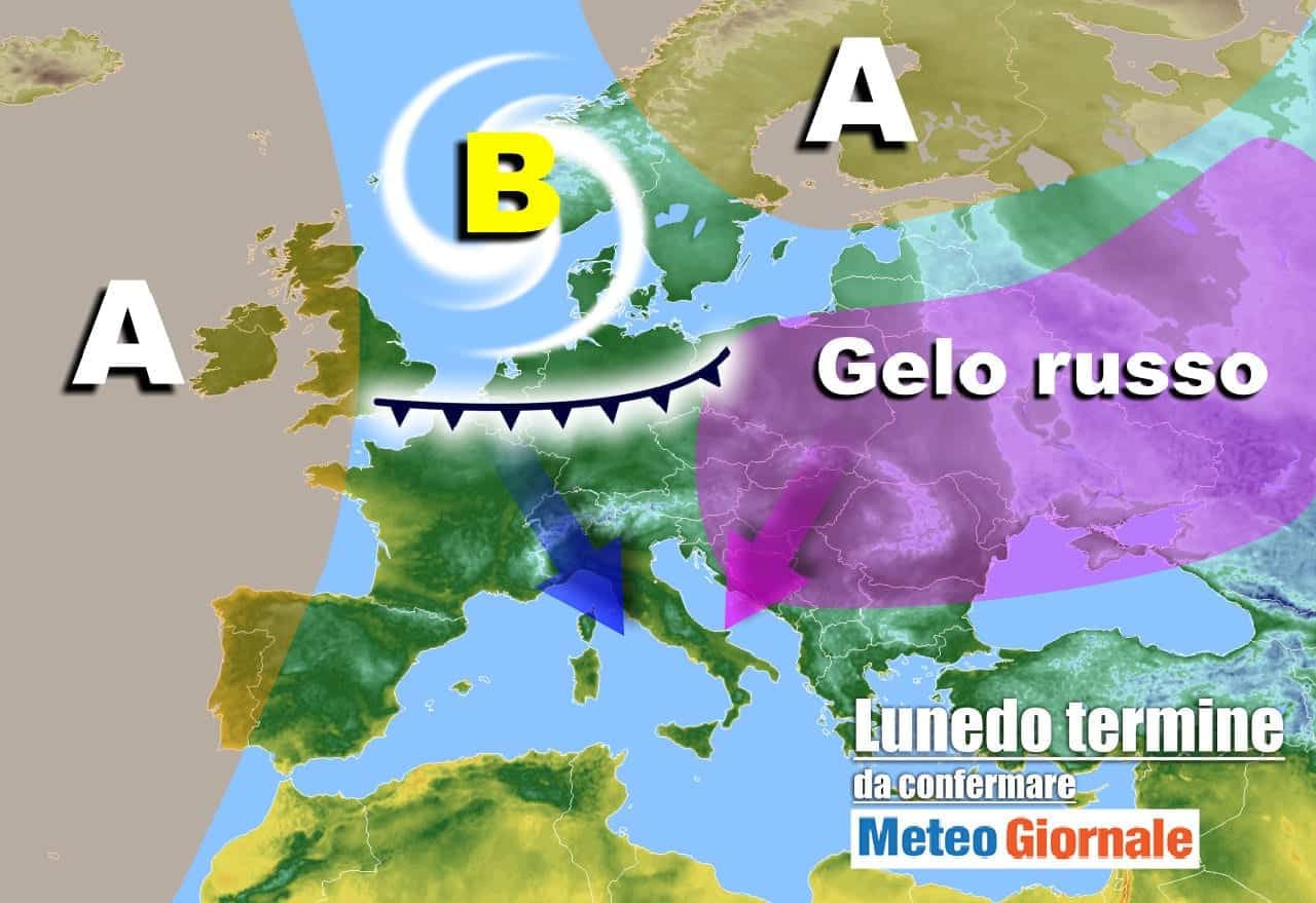 Meteo Italia sul lungo termine: pieno INVERNO, forte e duraturo