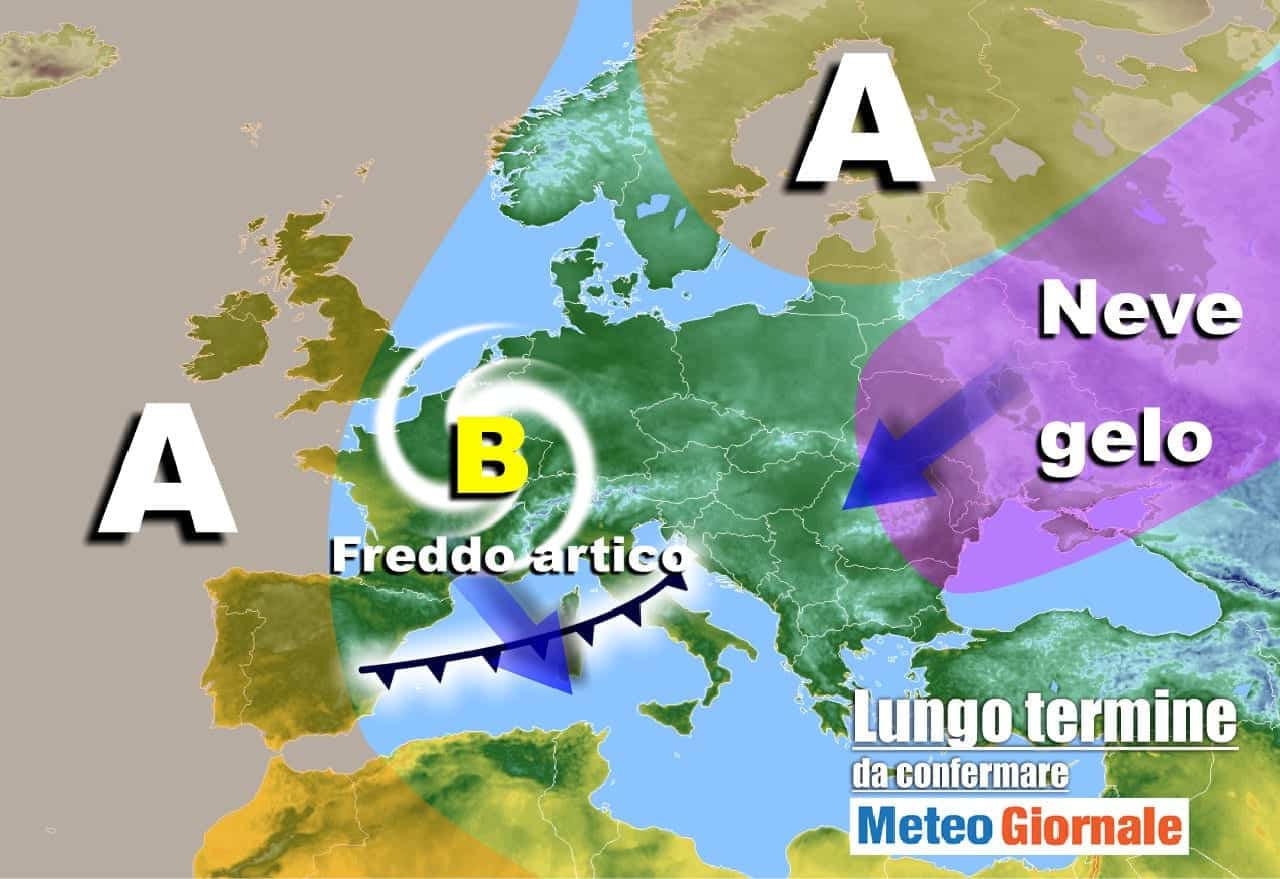 Meteo Italia verso il Capodanno: peggiora con FREDDO, anche NEVE