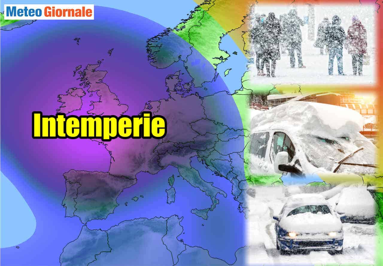 Meteo invernale già attorno e dopo Natale, con nuove intemperie