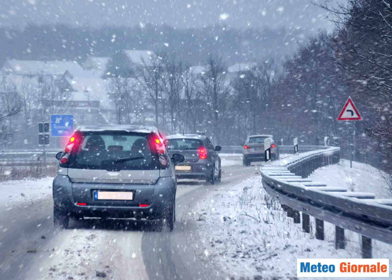 Neve protagonista a Capodanno