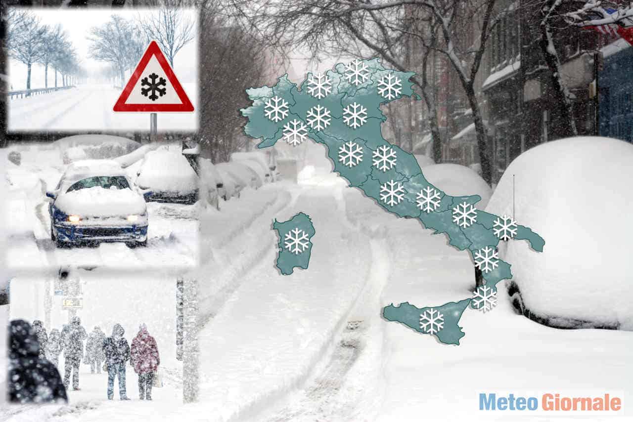 Meteo invernale, ogni anno si rischia l'evento di freddo storico.