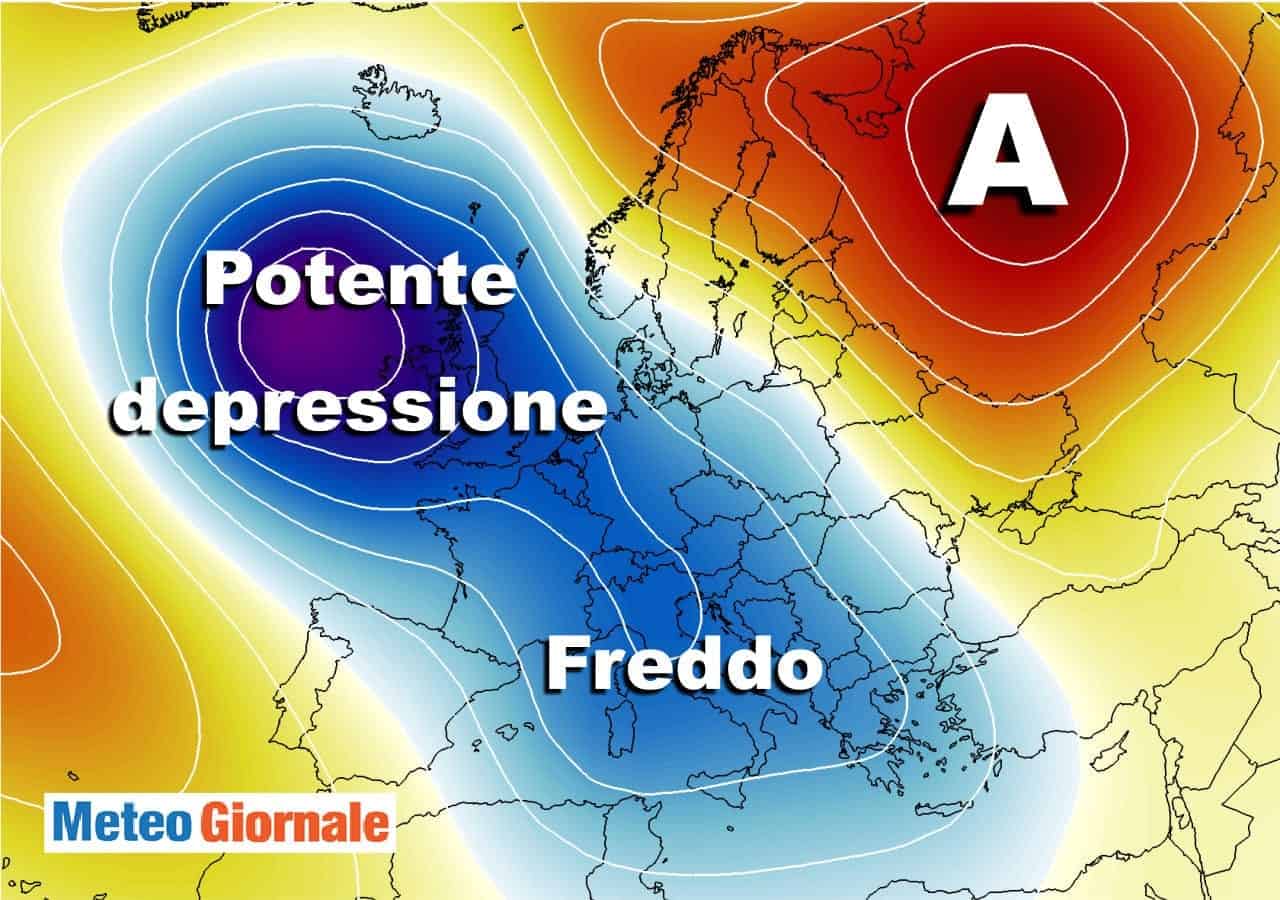 Seconda settimana di dicembre: meteo pessimo