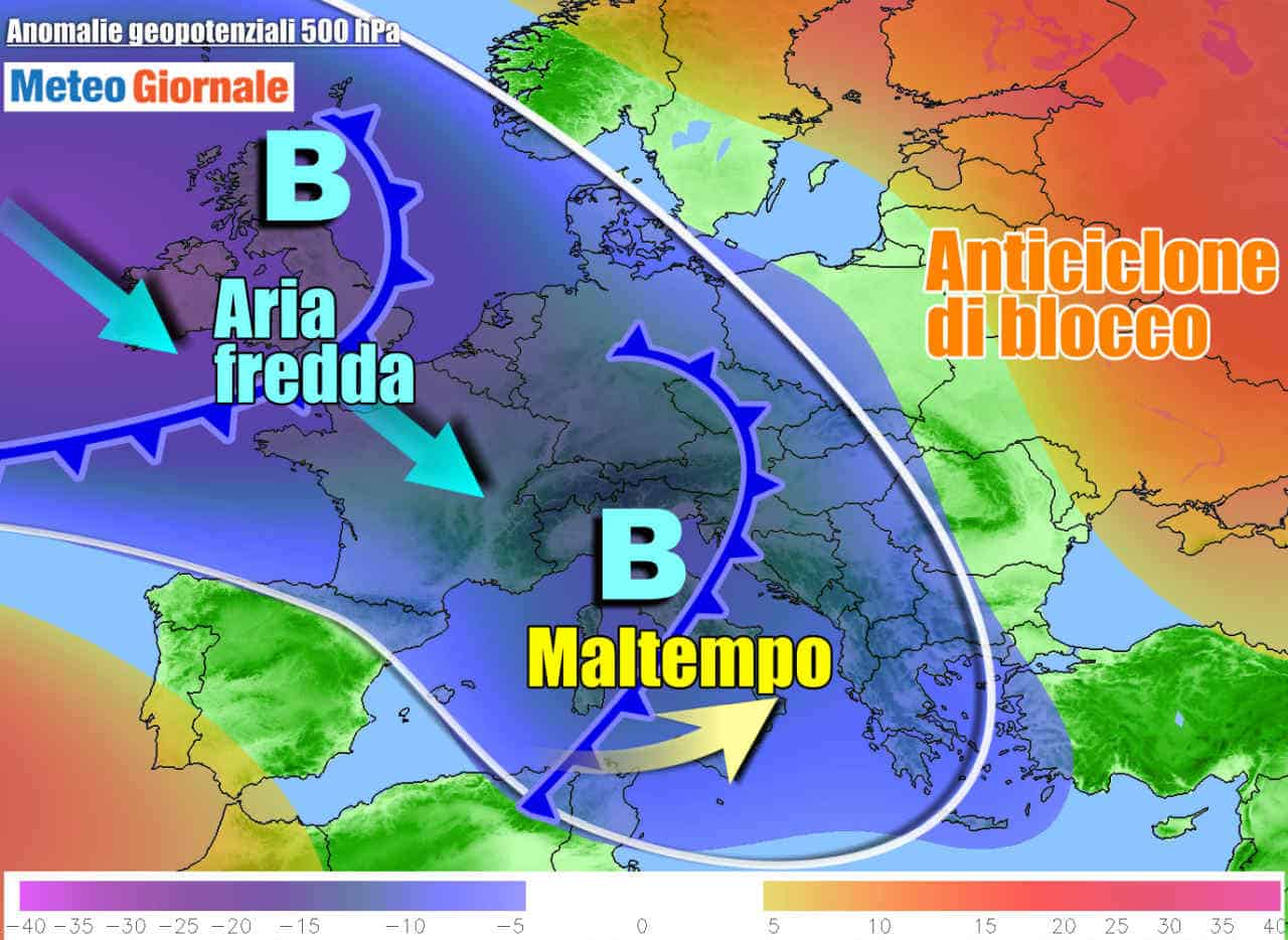 METEO Italia. Eccezionale Maltempo. FREDDO in aumento in Russia