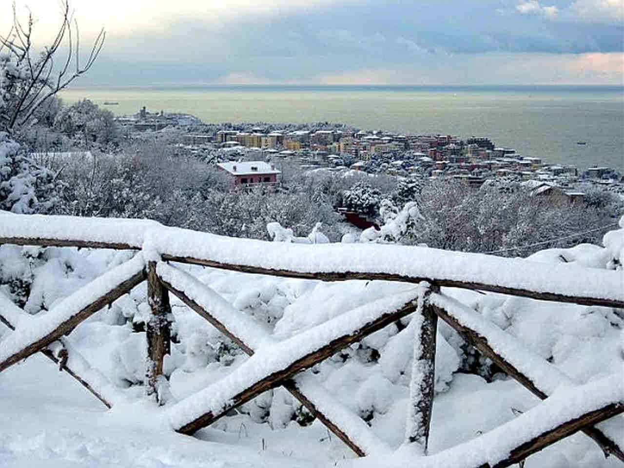 La neve ad Ancona e zone limitrofe