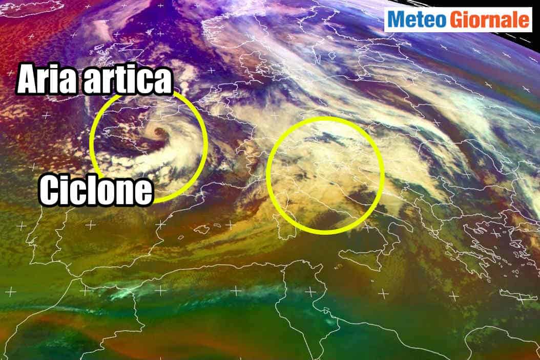 Situazione meteo 28 12 2020.