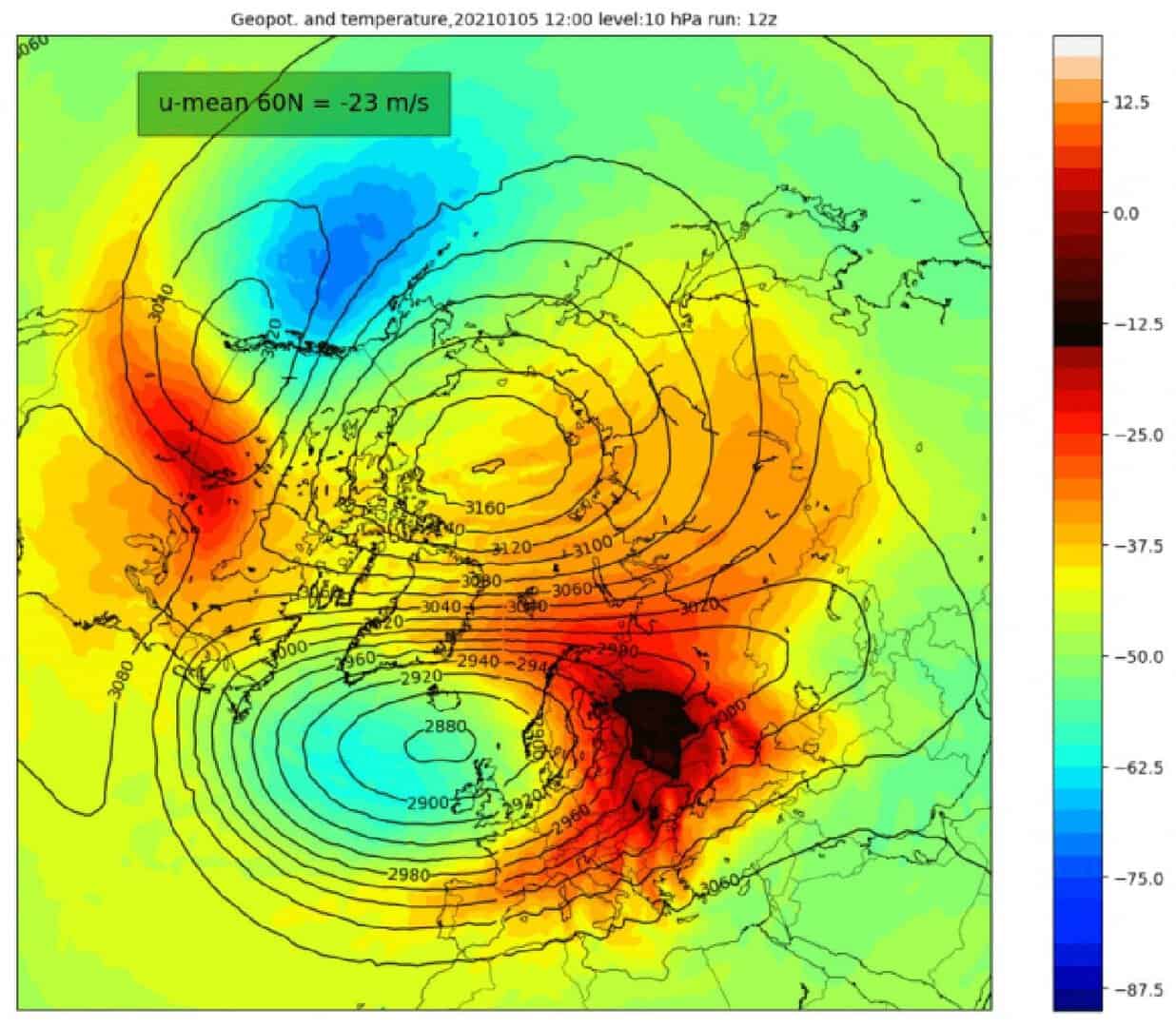 Improvviso Riscaldamento Stratosferico: Strat Warming. Conseguenze meteo su Italia